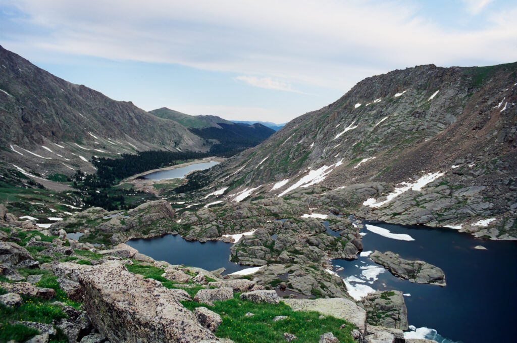 From The Lawn Lake Trail At Rocky Mountain National Park, Colorado