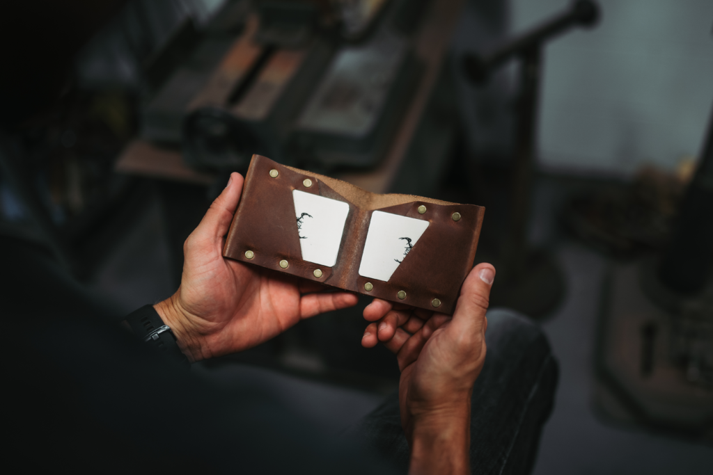 The American Bench Craft Bill-Fold Wallet, a collaboration between Stormy Kromer and American Bench Craft